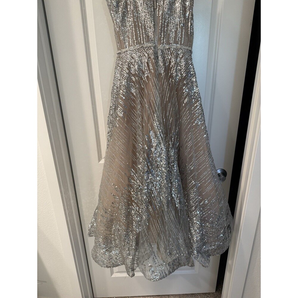 NWOT BRONX AND BANCO MADEMOISELLE SILVER MIDI DRESS, S, M available - Picture 17 of 17